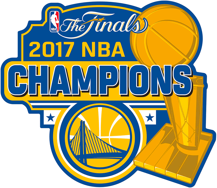 Golden State Warriors 2016-2017 Champion Logo iron on paper